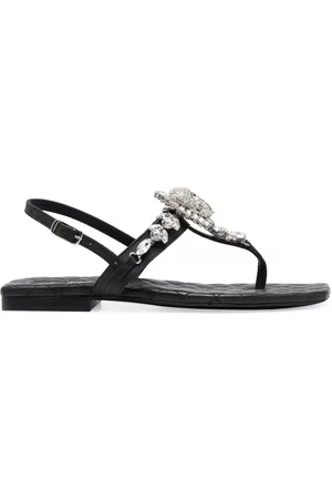 Philipp Plein Sandalias con calavera de cristal
