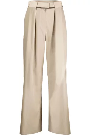 SYSTEM Pantalones palazzo con aberturas