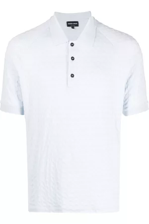 Giorgio Armani Polo de punto chevron