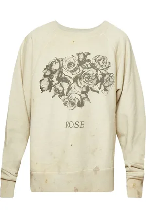 SAINT MXXXXXX Sudadera con estampado Rose con cuello redondo