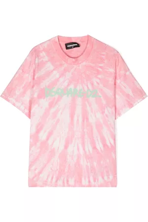 Dsquared2 Camiseta con motivo tie-dye y logo