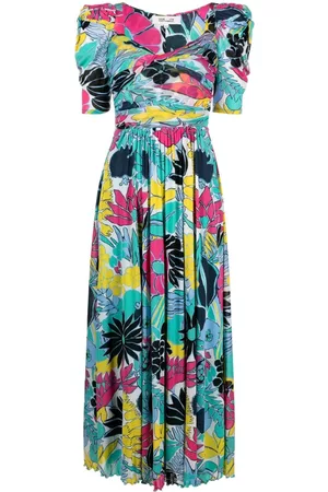 Diane von Furstenberg Vestido con motivo floral