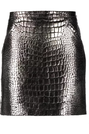 Tom Ford Minifalda metalizada