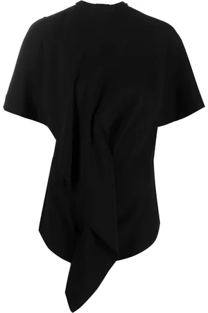 Colville Top asimétrico drapeado