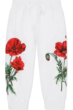 Dolce & Gabbana Pantalones de chándal con motivo floral