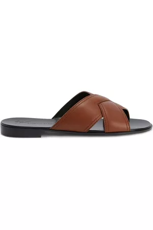 Giuseppe Zanotti Sandalias Flavio con cuero cruzado
