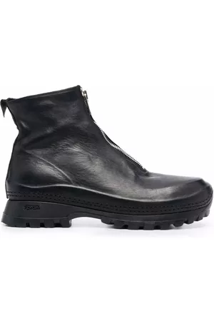 GUIDI Botines con cremallera