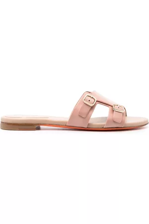 santoni Sandalias planas con doble correa