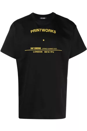 RAF SIMONS Camiseta con eslogan estampado