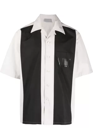 Vetements Camisa estilo bowling en dos tonos