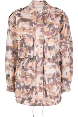 Isabel Marant Chaqueta Elize con estampado militar