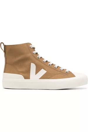 Veja Zapatillas altas con parche del logo