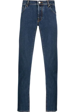 Incotex Pantalones rectos con efecto lavado
