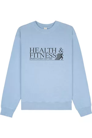 Sporty & Rich Sudadera con logo Health & Fitness