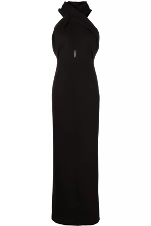 Saint Laurent Vestido largo con capucha
