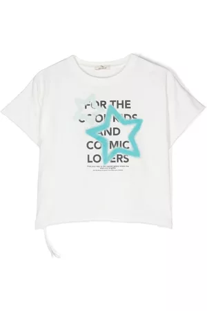 Le pandorine Camiseta tipo jersey con eslogan estampado