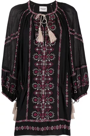 Marant Etoile Vestido con bordado Parsley