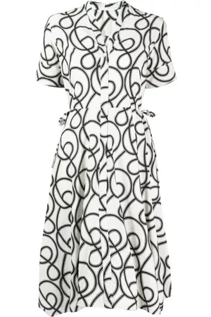 JNBY Vestido midi con estampado abstracto