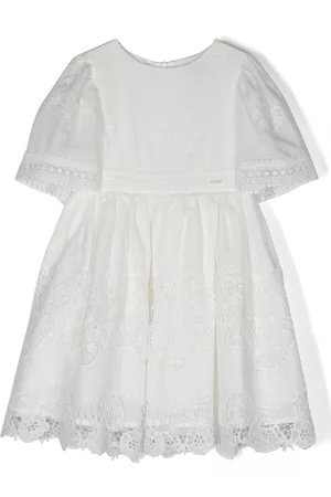 PATACHOU Vestido bordado con manga corta