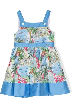 PATACHOU Vestido acampanado con motivo Sea Liberty