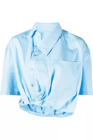 JNBY Camisa asimétrica con manga corta