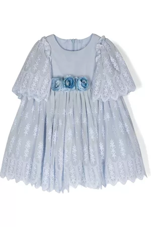 PATACHOU Vestido con detalle de rosa y encaje