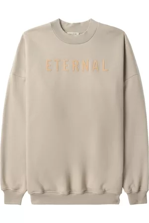 FEAR OF GOD Sudadera con logo bordado y manga larga