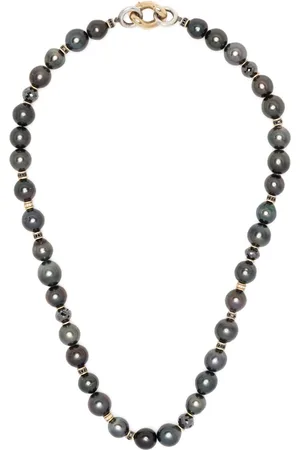 MAOR Collar con perlas y cuentas