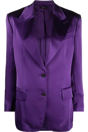Tom Ford Blazer con botones y acabado satinado