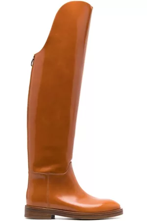 Durazzi Milano Botas por la rodilla con cremallera