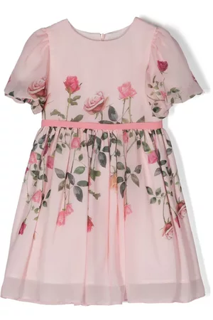PATACHOU Vestido con rosal estampado