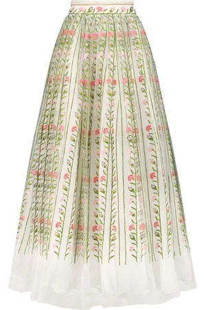 Giambattista Valli Falda larga con bordado floral