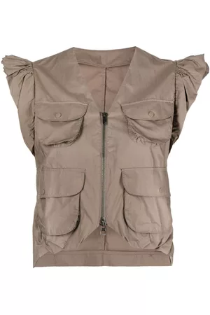 JNBY Blusa con manga con volantes