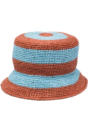 La DoubleJ Sombrero de pescador a rayas horizontales