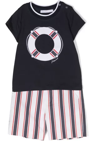 PATACHOU Pelele con rayas estampadas