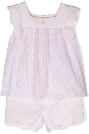 PATACHOU Conjunto con borde festoneado