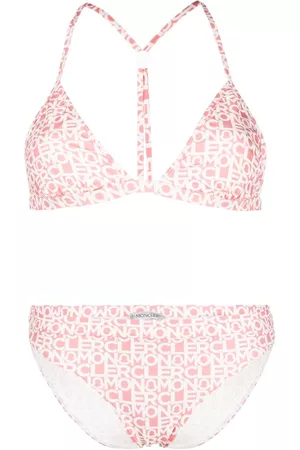 Moncler Bikini con logo estampado