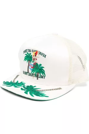 Rhude Hombre Gorras - Palm Tree cotton-blend cap