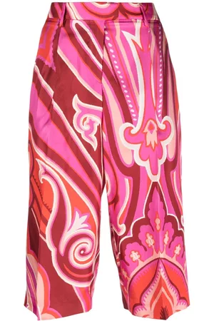 Etro Pantalones cortos con estampado gráfico