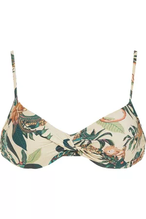 Lygia & Nanny Top de bikini Fiji estampado