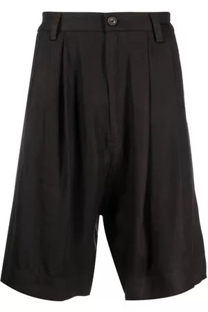 ZIGGY CHEN Bermudas anchas con tiro caído