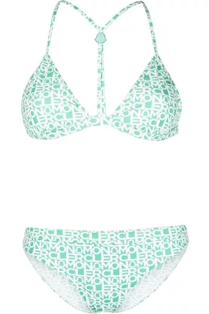 Moncler Bikini con logo estampado