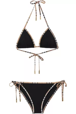 Burberry Bikini de triángulo con motivo Vintage Check