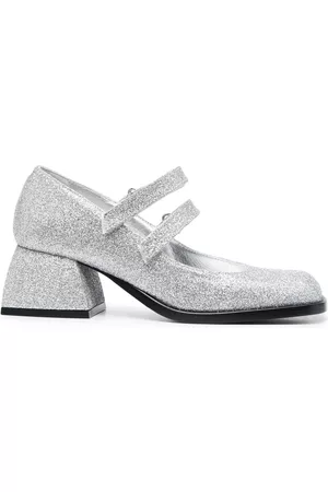 NODALETO Sandalias con detalle de purpurina