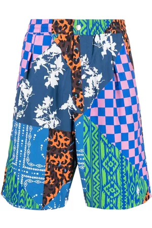 MARCELO BURLON Bermudas con múltiples paneles
