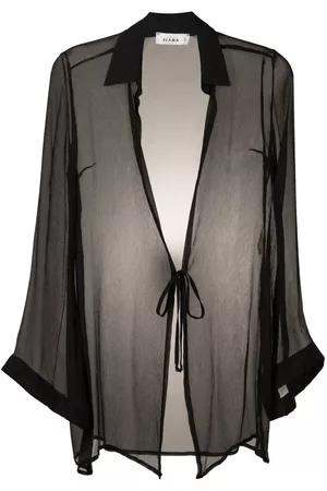AMIR SLAMA Blusa con lazo frontal