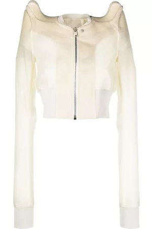 Rick Owens Chaqueta corta con cremallera