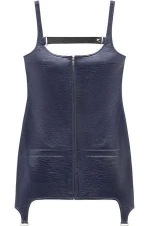 Courrèges Vestido con cremallera