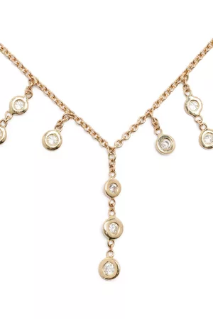 JACQUIE AICHE Collar Shaker en oro amarillo de 14 ct con diamantes