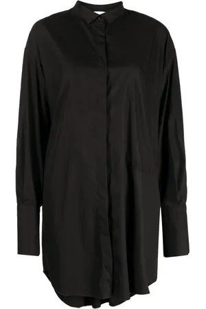 Patou Vestido camisero con logo bordado